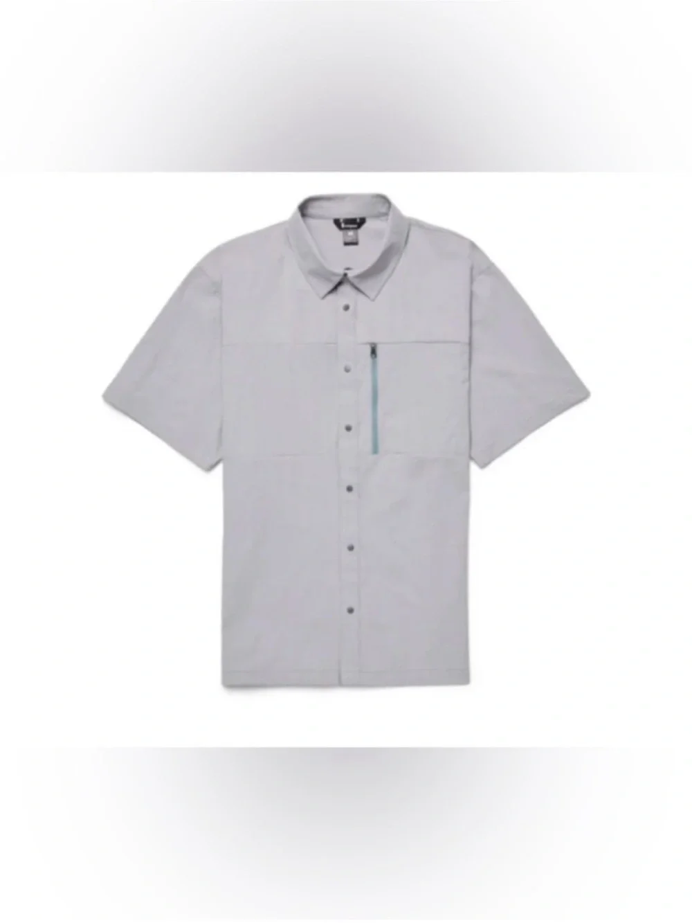 Cotopaxi Men's XL Sumaco Short-Sleeve Shirt Grey Smoke NWT UPF 50+ Hiking
